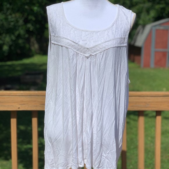 ModCloth - White Tank - 3X - Picture 1 of 3